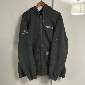 Vintage carhartt zip up sweater